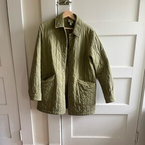 Joie Quilted Green Jacket
